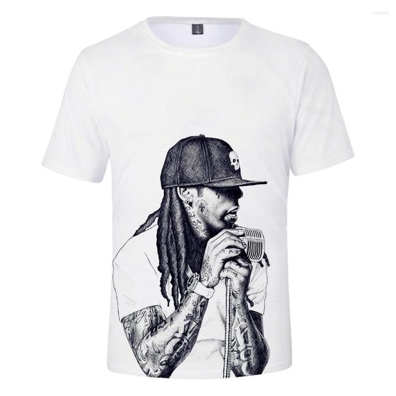 

Men's T Shirts Lil Wayn Men/Women T-Shirt Wayne 3D Print Fashion Short Sleeve Tee Summer Breathable Tees Simple Style Tops