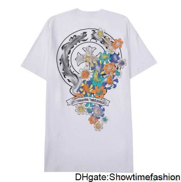 

high-quality CH Men' Luxury Classics Mens t Shirts Fashion Designers Brand Crew Neck Short Sleeves Men Sweater Casual Sanskrit Print Tshirt, K6