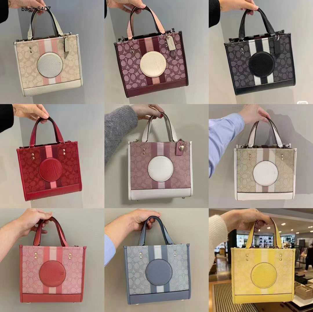 

Fashion Bag, 60% Factory Direct Sales and Retailnew Dempsey Women's Bag Canvas Leather Tote Printed Cowhide One Shoulder Oblique Handbag, Nai cha se