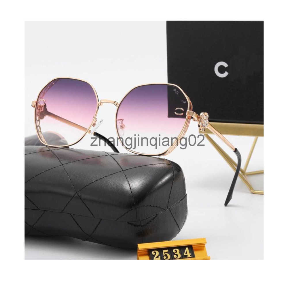 

Designer Channel Sunglass Cycle Luxurious Fashion Sport Sunglasses Men Women Vintage Baseball New Camellia Casual Versatile Anti UV Summer Glasses