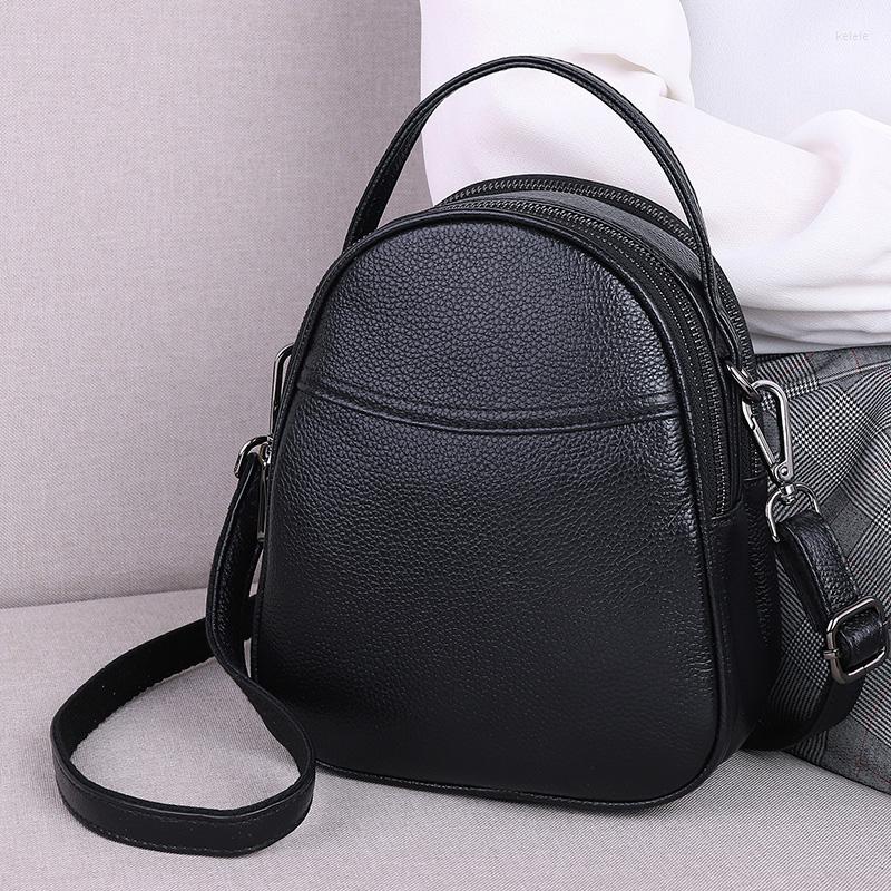 

Evening Bags Genuine Leather Crossbody For Women Luxury Handbag Fashion Ladies Messenger Shoulder Bag Female Shopping Purse Tote, Small wine red