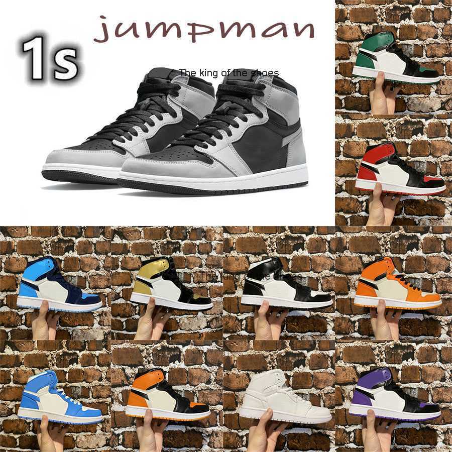 

J4S OGJ4s OG2023 OG Jumpman 1 OG Jordens Basketball shoes High 1S UNC Patent Leather Hyper Royal Mocha Homage To University Blue Sport Men Women, 33