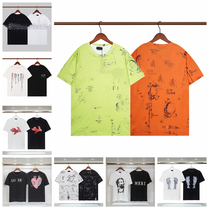 

Designer brand of luxury T-shirt men's t shirt loose oversized 100% cotton Clothing spray letter short sleeve spring summer tide men and women tees shirts Size S-XXL #SP86, Don't choose(non-delivery)