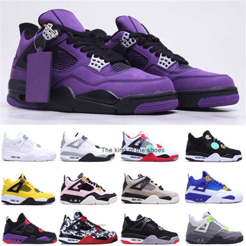 

J4S OGJ4s OG2023 OG New Jumpman 4s Men Basketball Shoes Sneakers for Sail Midnight Navy Cool Grey Patent Starfish UNC Oreo Bred Military Black Cat, 33