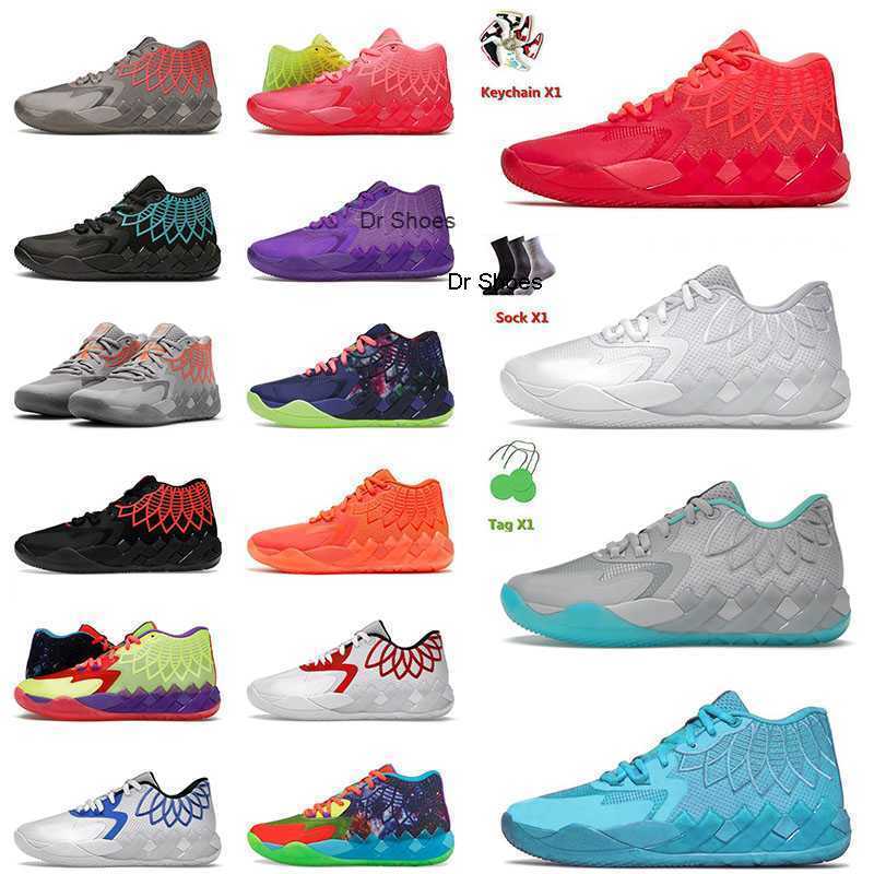 

Authentic Mens Basketball Shoes 1 Lamelo Ball MB.01 Black Blast Queen City All Blue Rick And Morty Galaxy Buzz Sports Shoe Tennis Sneakers, C5 rock ridge red