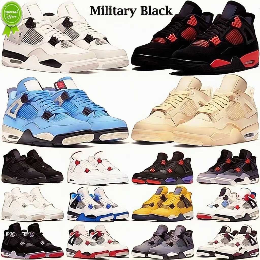 

2023 DHgate Military Black 4 4s Mens Sports Basketball Shoes Jumpman Zen Master University Blue Cement Cat White Oreo Bred Infrared Shimmer Cool Grey, 32