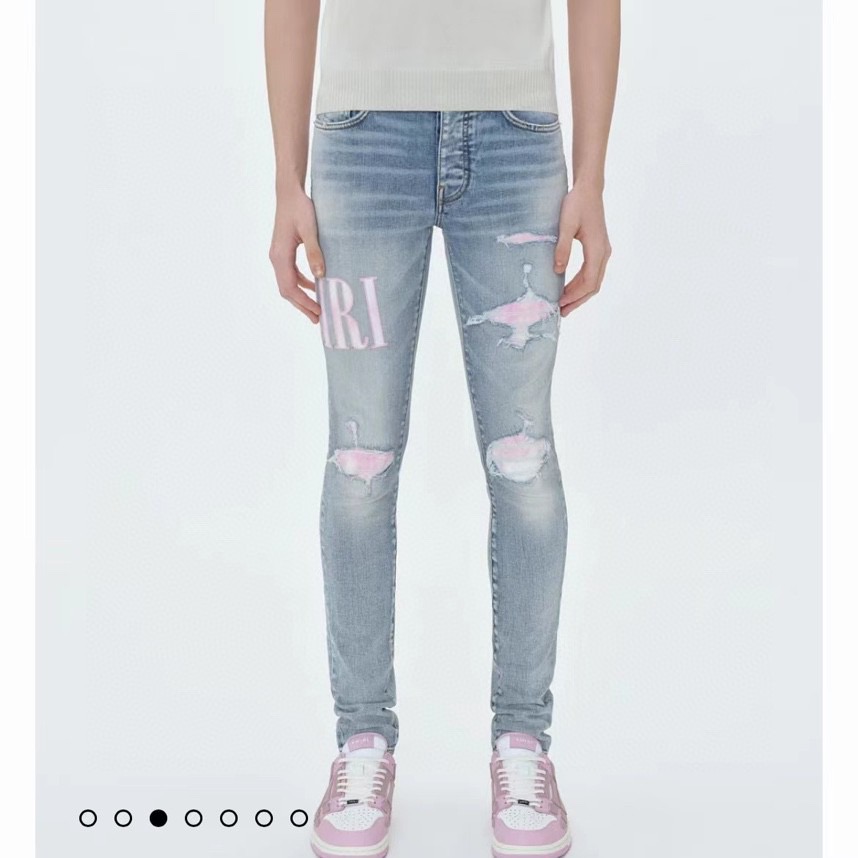 

HM620 Mens jeans black cargo pants Designer Jeans skinny stickers light wash ripped motorcycle rock revival joggers true religions Casual Elastic Trousers Denim, Blue