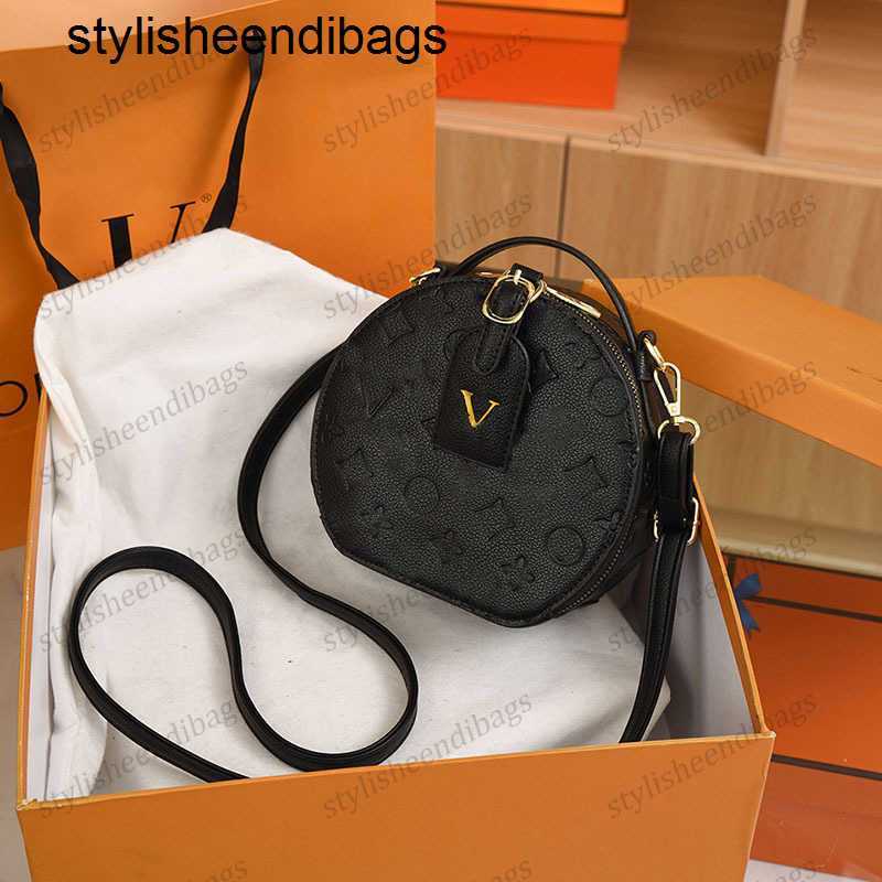 

2023 Top Quality Leather Shoulder Bags Round Cute Clutch Shopping Famous Handbag Designer Luxury Wallet Womens Cross Body Bag Purses 0312/23