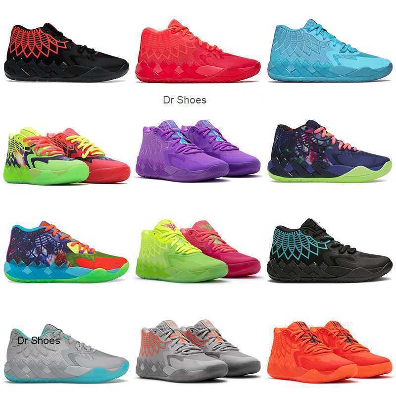 

OG Boots LaMelo Ball 3 Balls MB.01 Basketball Shoes Black Blast Rick and Morty Red Beige Queen City Galaxy Be You Buzz UFO Rock Ridge Not, C7 black blast