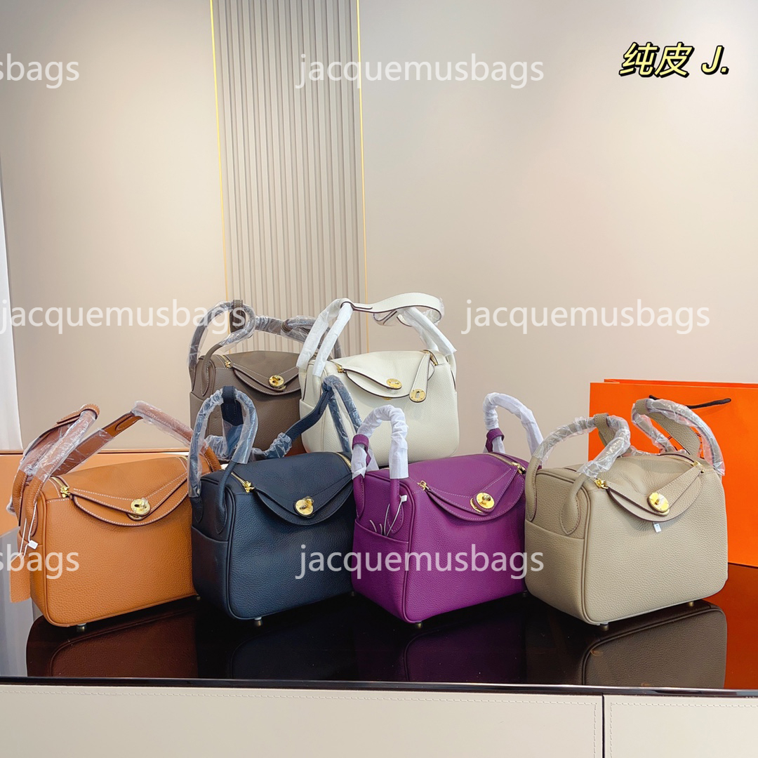 

H Designer Lindys Shoulder Bags Sewed Lindi Tc Cow Leather Mini Doctor Bag Wax Thread Fashion Women's Messenger Handbag, Color6