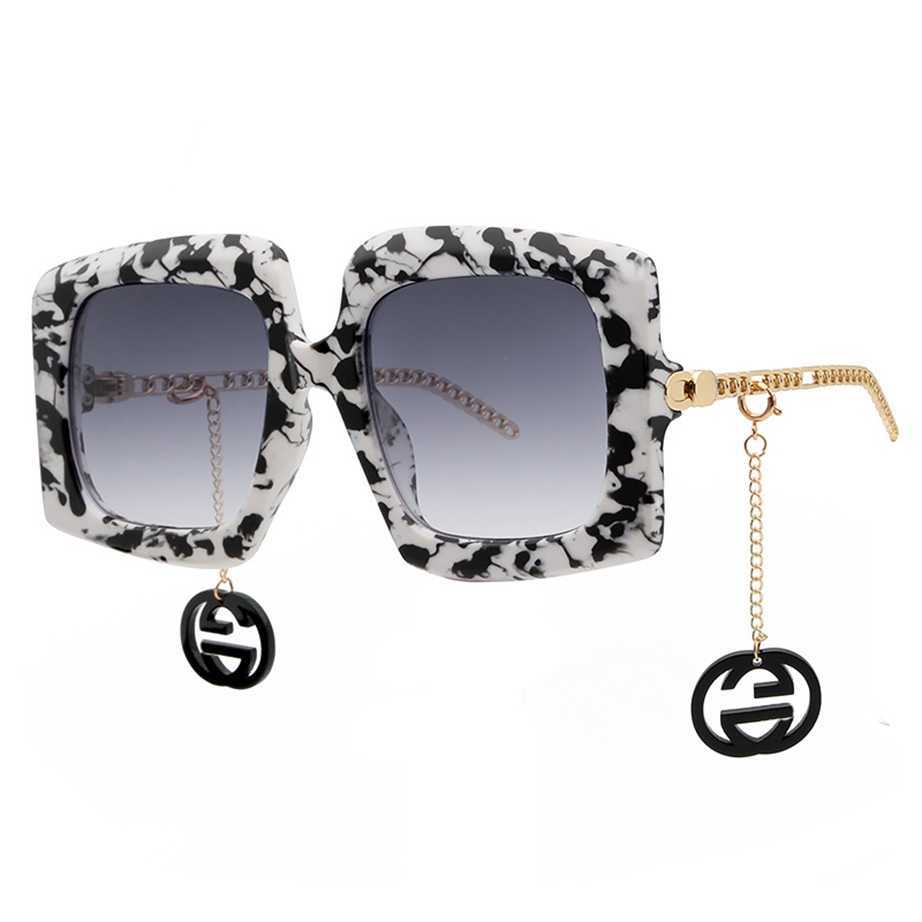 

Sunglasses 2023 new 1929 Fashion metal large frame women's trend net red sunglasses