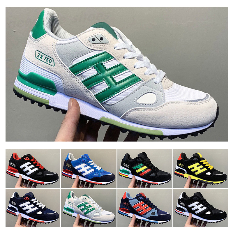 

2022 ZX750 Running Shoes Men Black White Blue Gray Red Sneakers Man Zapatillas Male Outdoor Sports Training EUR36-45 TK01, #1