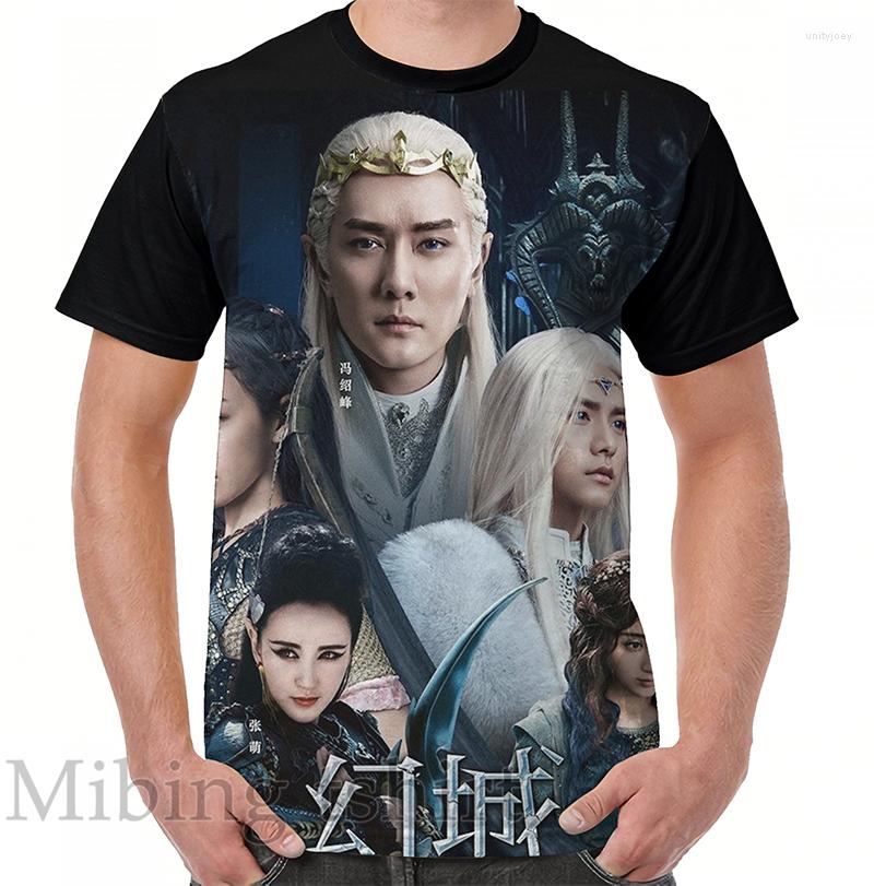 

Men' T Shirts Funny Print Men Shirt Women Tops Tee ICE FANTASY Drama C Graphic T-Shirt O-neck Short Sleeve Casual Tshirts