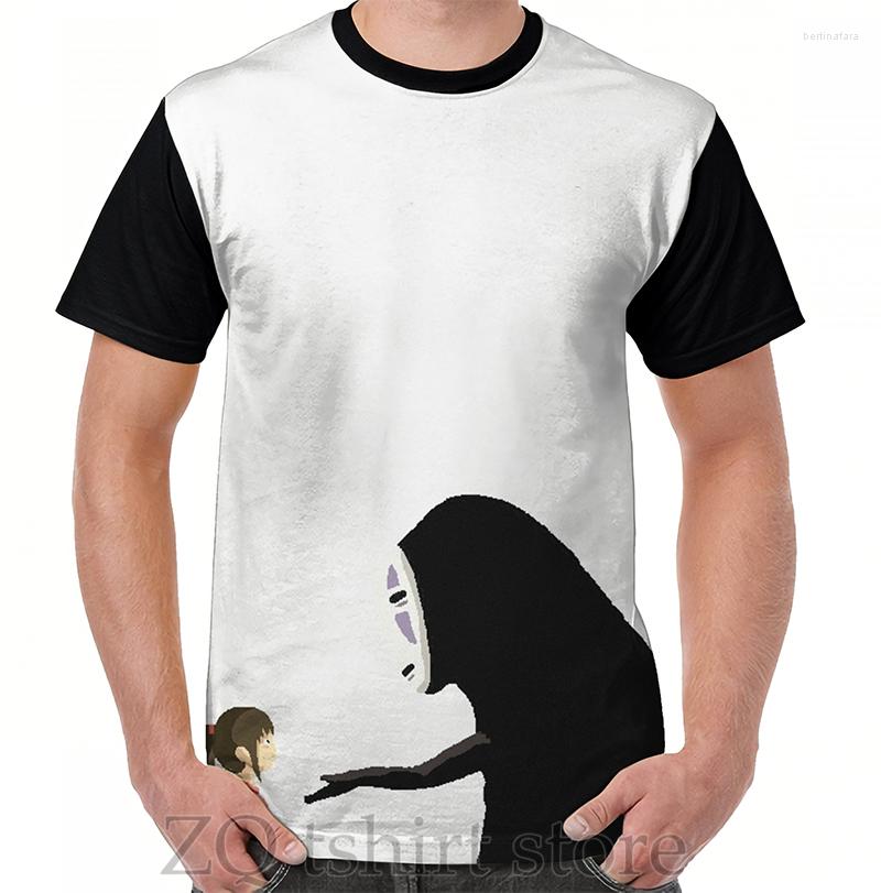 

Men' T Shirts Spirited Away Pixel Graphic T-Shirt Men Tops Tee Women Shirt Funny Print O-neck Short Sleeve Tshirts