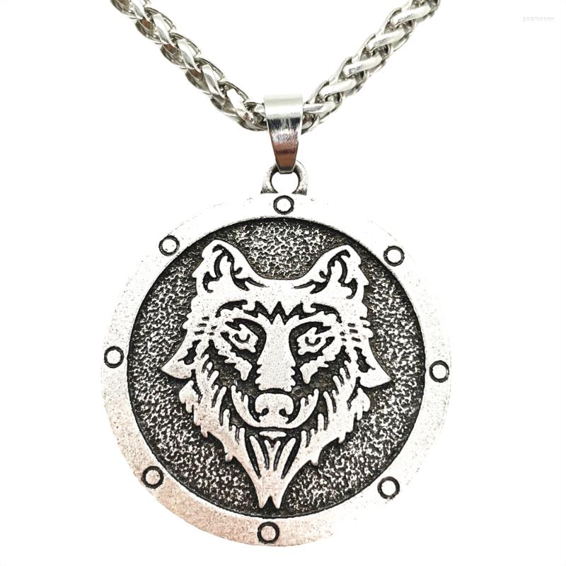 

Chains Nostalgia Viking Wolf Pendant Necklace Men Norse Amulet Talisman Jewelery