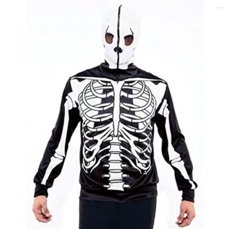

Men's Hoodies Skull 3D Printed Fall Men Women Sweatshirts Hooded Pullover Brand 3xl Qaulity Tracksuits Boy Coats Fashion Outwear, Black
