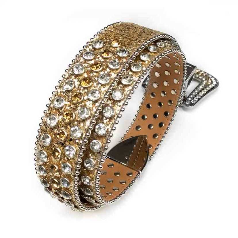 

Designer belts WJPW 2023 Luxury Rhinestone for Women and Men Leather Waistband s New Buckle Western cowboy Belt ceinture femme G0JU factory outlet