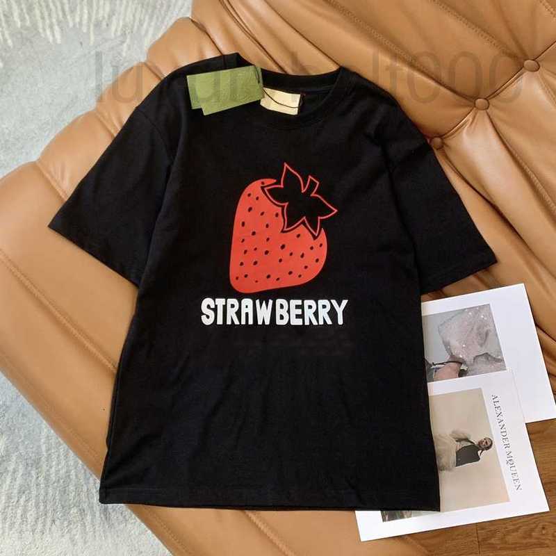 

Men's T-Shirts Designer New T Shirts Strawberry Print Cotton T-shirt For Women Black White Tees Polos -4XL 4BK4
