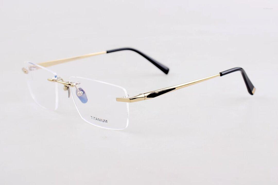 

Sunglasses Frames 2023 Frameless Glasses Frame Zs 85033 Pure Titanium Business Fashion Ultra Light Men's And Women's