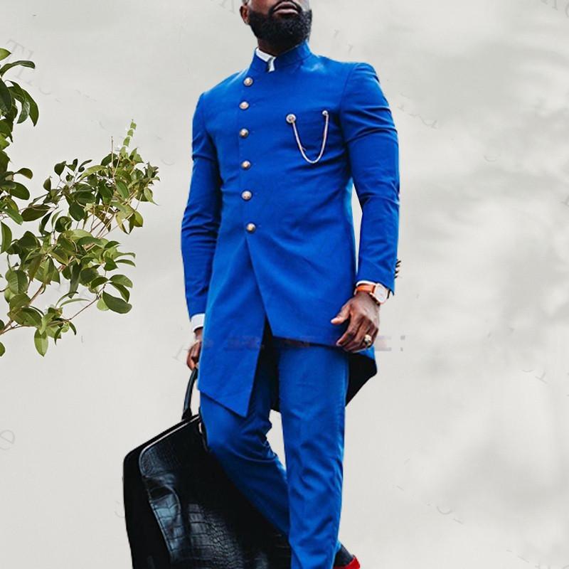 

Men's Suits & Blazers Mens Fashion Clothes 2 Pieces Male Wedding Suit Set Jacket With Black Pants 2023 Costumes Shawl Lapel Groomsmen Tuxedo, Same as image