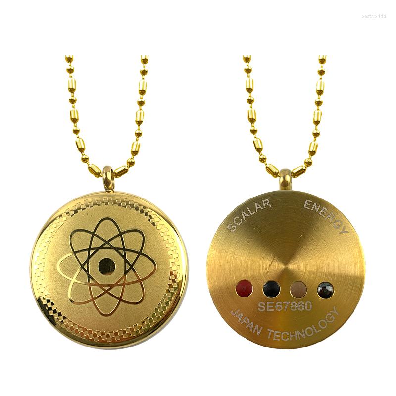 

Pendant Necklaces Fashion Trend Punk Chain Necklace- Anti EMF Protection Scalar Energy Quantum Necklace Charm Jewellry For Men Women