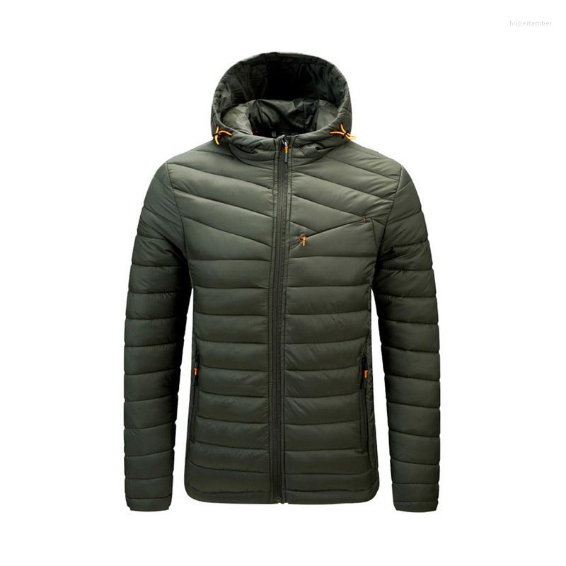 

Men's Down Laamei Ultra Lightweight Packable Jacket Water And Wind-Resistant Breathable Coat Big Size Men Hoodies Jackets, Green