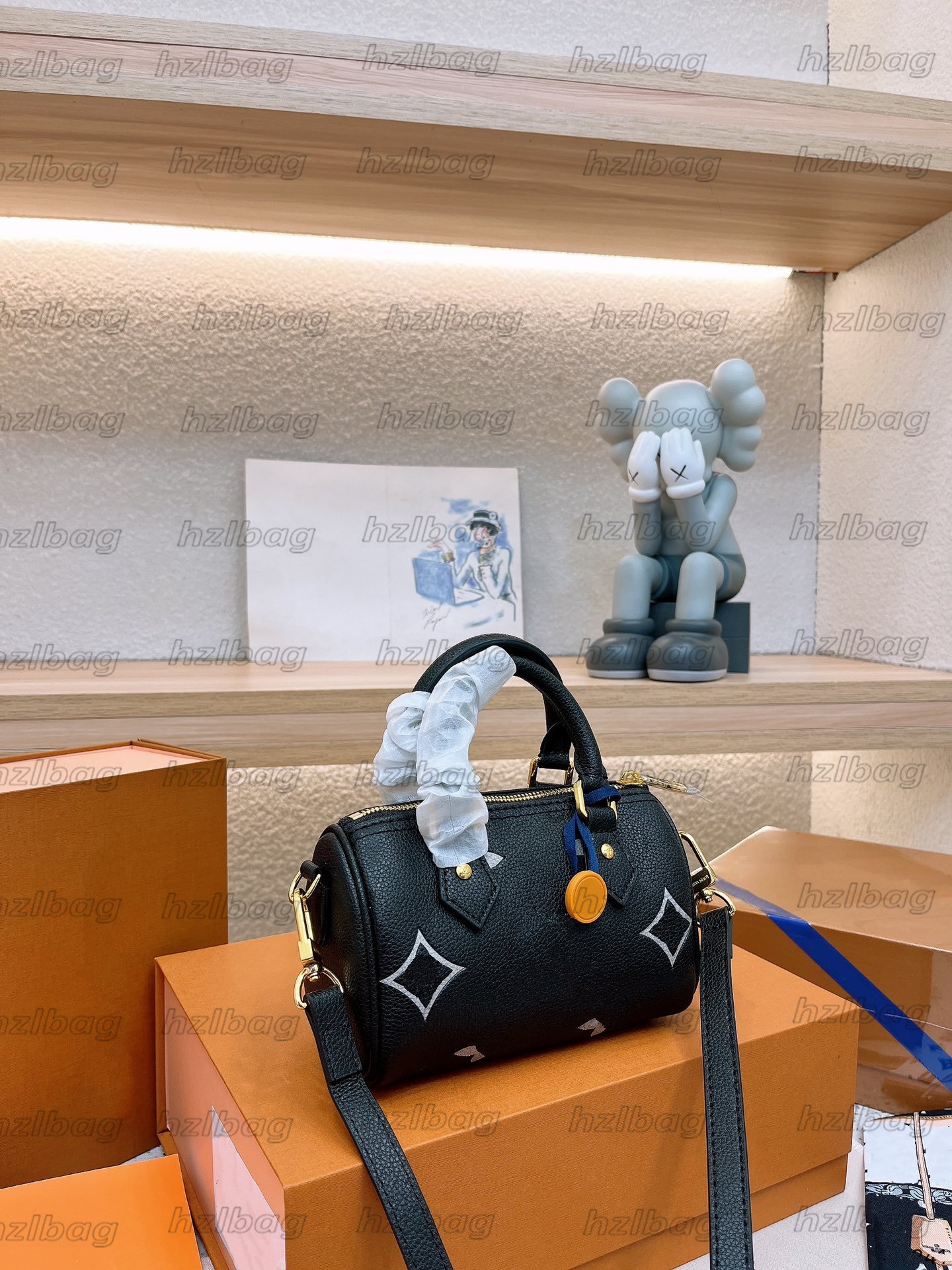 

Nano Speedy Designer Handle Bags Womens Luxurys Mini Tote Designers Shouder Bag Monograms CrossBody Purse Wallet 16cm Speedy Nano, Color 02