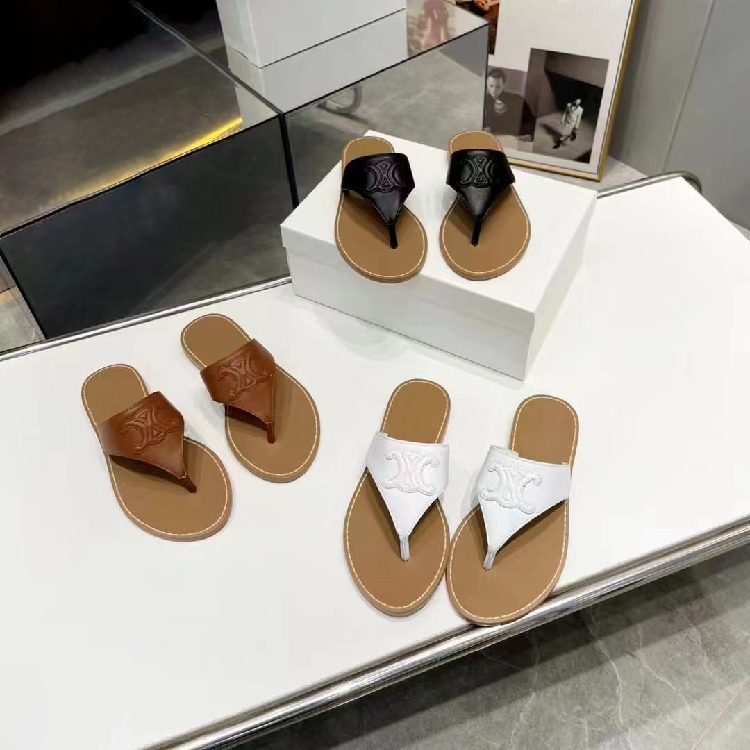 

With Box Designer Slippers Women Men Perforated Logo Slip-on Platform Rubber Mules Sandals, Black