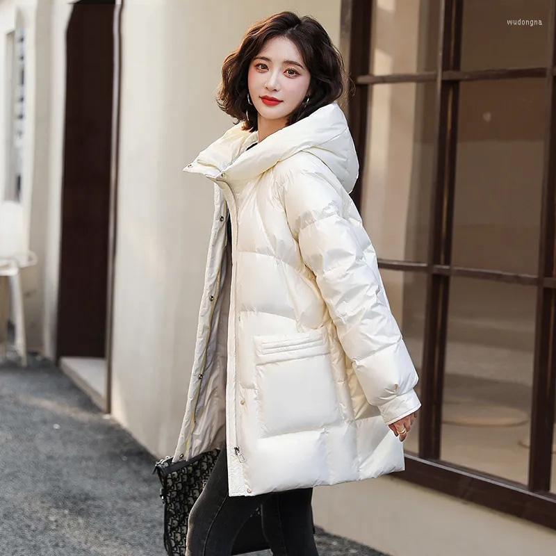

Women's Down 2023 Women's Jacket Medium And Long High-end Thin Autumn Winter Coat