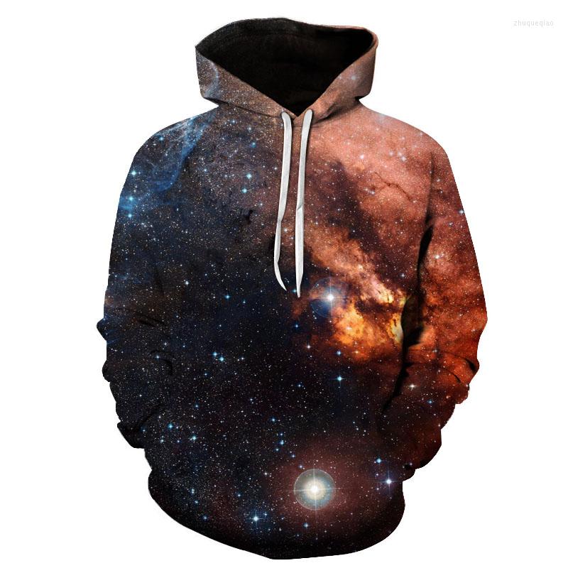

Men' Hoodies Galaxy Star 3D Digital Printing Sweatshirts Autumn Men Casual Long Sleeve Pocket Women Loose Sportswears, Wy-1019