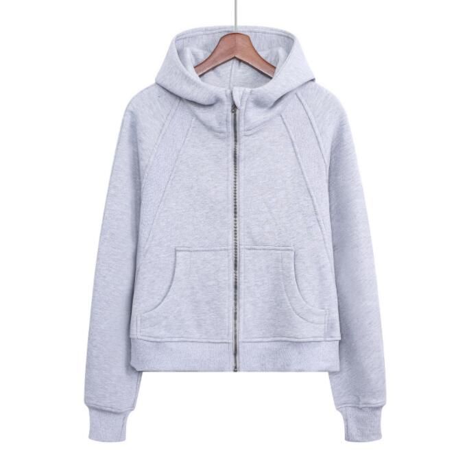 

16 Scuba Hoodies Women's Yoga Sports Leisure Full Zip Jacket Plush Hoodie Gym Clothes Casual Running Fitness Coat, Wine red black