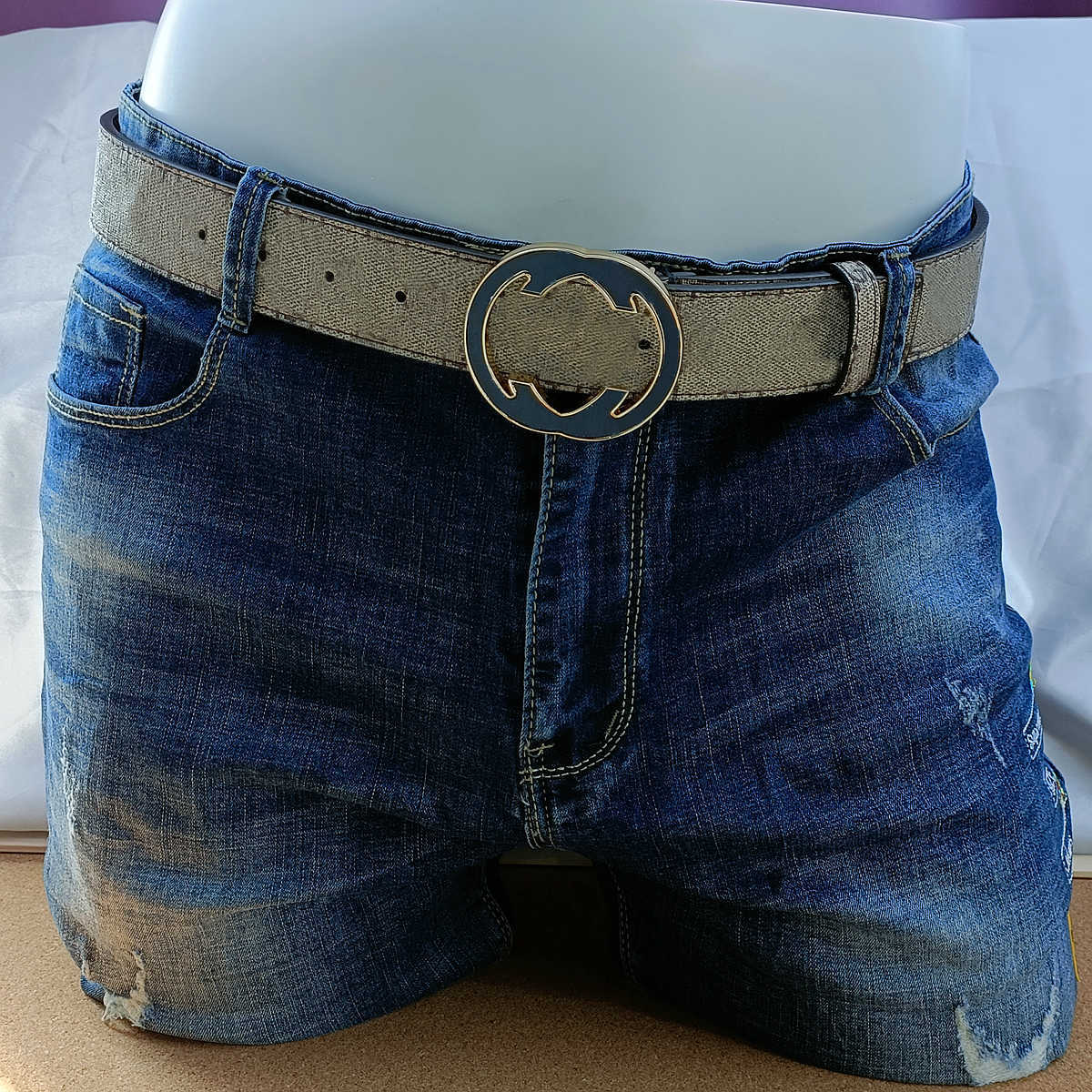 

New Men Designer Belt Classic Vintage Letter Buckle Women Fashion Belt Width 3.5cm Cloth Pattern Top Designer Decorative Belts Wholesale, As shown