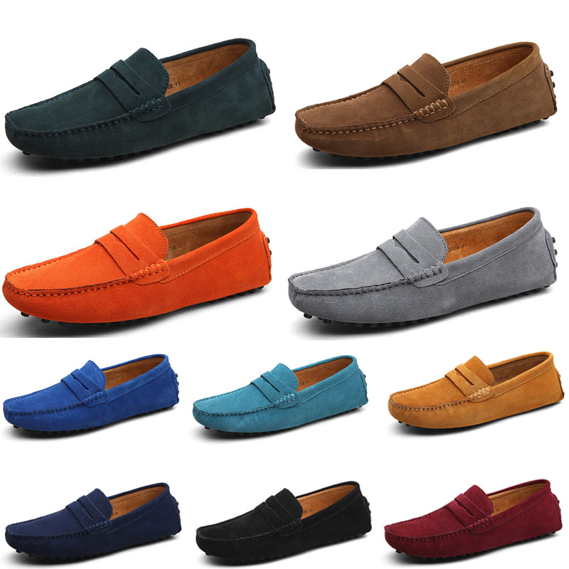 

men casual shoes Espadrilles triple black navy brown wine red taupe green Sky Blue Burgundy mens sneakers outdoor jogging walking size 40-45 fifty four