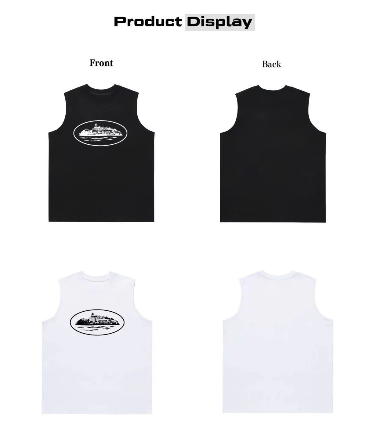 

Designer 2023 Corteiz Fashion Leisure Sports Tank Top Mens Summer Sleeveless T-shirt Cotton INS Loose Tank Top Mens and Womens Four Seasons