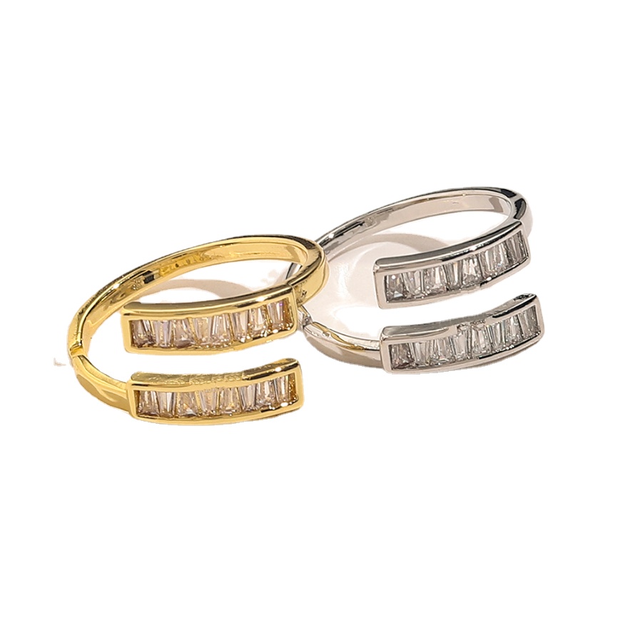 

Wedding Rings Branded Luxury Jewelry Couple For Women 18k Gold Plated Process Fashion Accessories Never Fade Not Allergic European and American fashion