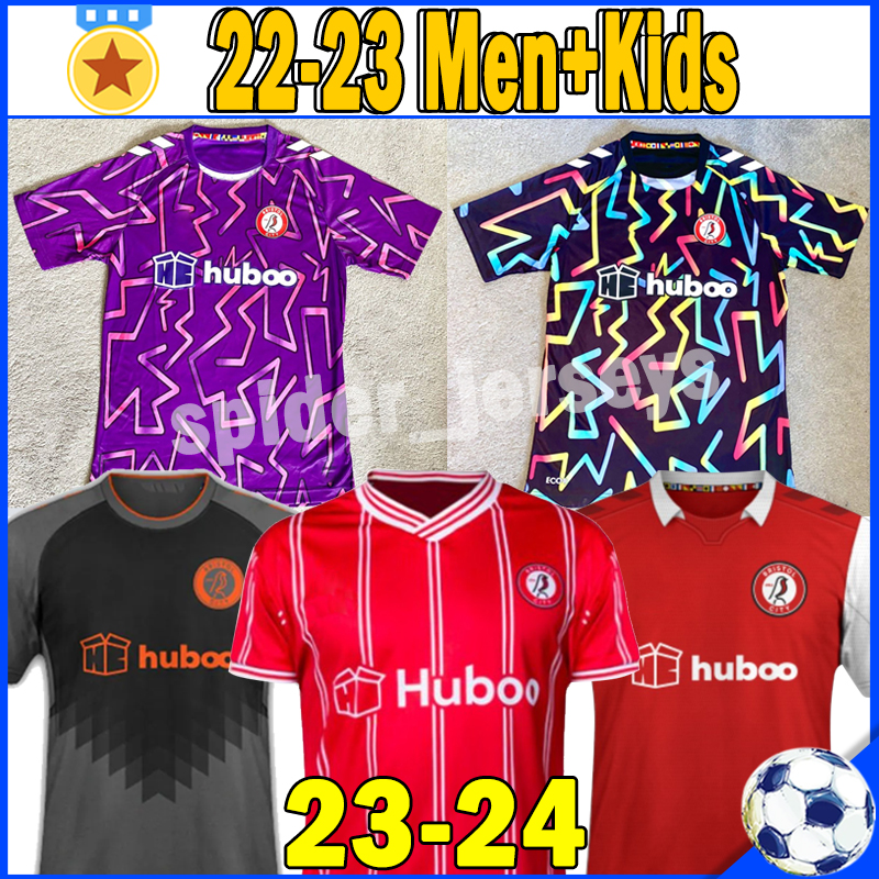 

2023 2024 Bristol City soccer jerseys The Robins PATERSON WELLS SEMENYO MARTIN spider jerseys WEIMANN goalkeeper 22/23 Men Kids Kits maillot de football shirts, Bulisituoercheng 22-23 home kids kits