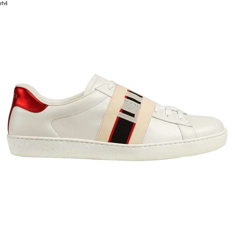 

Mens Casual Shoes White Green Red Stripe Italy Bee Women Sneaker Trainers 35-45 mkjk rh4000002