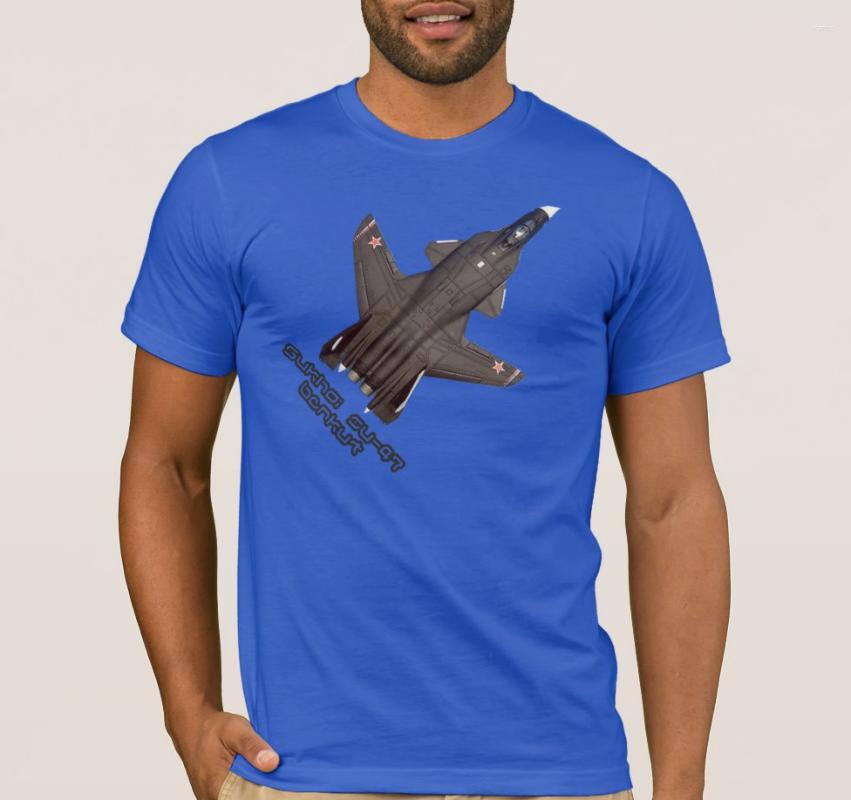 

Men' T Shirts Sukhoi SU-47 Berkut Experimental Fighter Men' Shirt, Black