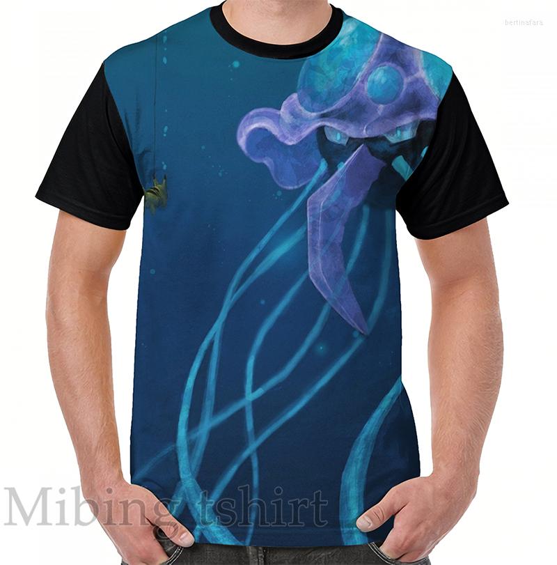 

Men' T Shirts Funny Print Men Shirt Women Tops Tee Spectral Tentacruel Graphic T-Shirt O-neck Short Sleeve Casual Tshirts