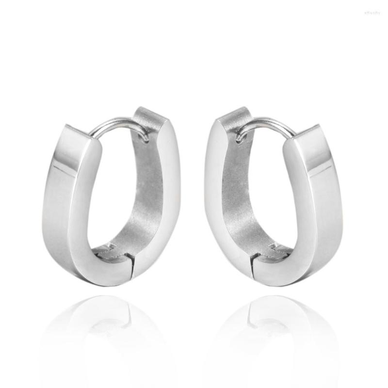 

Stud Earrings Cardy Koala Factory Direct Stainless Steel Flattened Shape High Gloss Without Crystal Stone Flat Grinding Earring