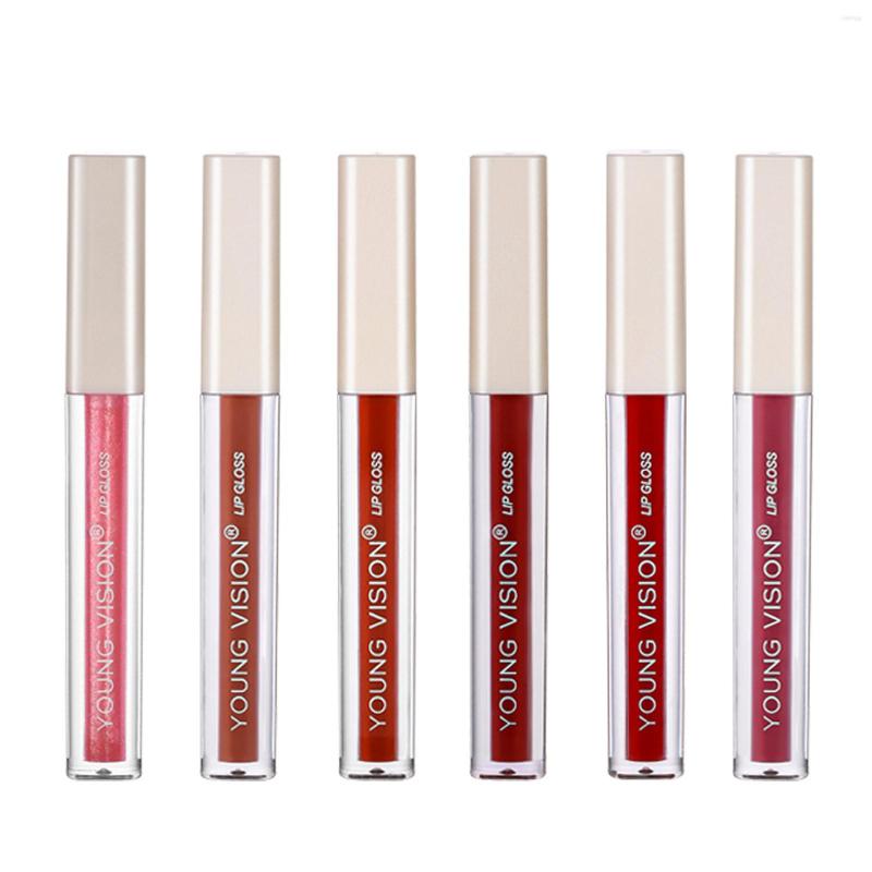 

Lip Gloss 6 Color Set Matte Liquid Lipstick With Plumper Glaze Makeup Waterproof Velvet Cosmetics Relaxing, Picture shown