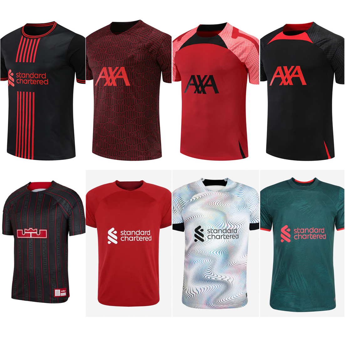 

22 23 SaLaH FIRMINO Soccer Jerseys THIAGO GAKPO Luis DIaz Football Shirt 2023 VIRGIL Diogo Jota DARWIN top quality men and kids kit pre match warm up training shirt, P2