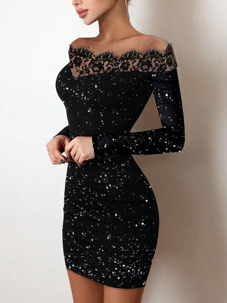 

Casual Dresses Sexy Vestidos Elegantes Para Mujer Cutout Rhinestone Decor Glitter Bodycon Dress Vestido Mini Evening Luxury, Ods1013l-26