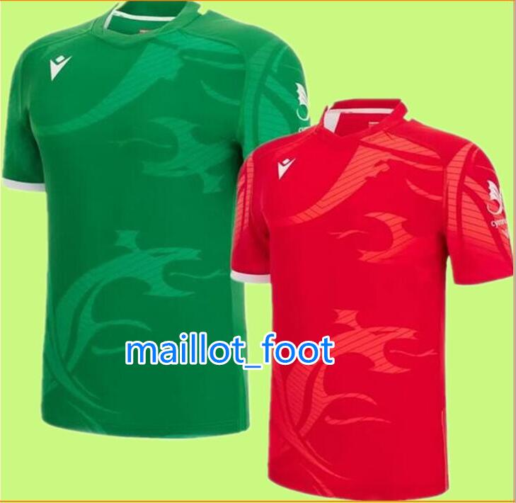 

2023 Wales RUGBY JERSEY Fans Tops t-shirt Welsh rugby shirt big size 4xl  Custom name and number, Away custom