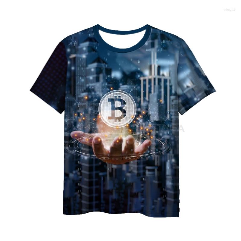 

Men's T Shirts Fashion Finance 3D Print Men's Women's T-shirt Casual Style Design Short Sleeves Summer Handsome Tee, Mult-5