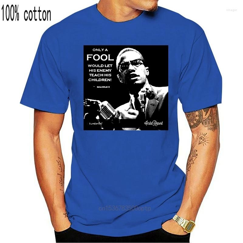 

Men's T Shirts Fashion Men T-shirt Design Malcolm X Quotes Man Cotton O Neck, Yellowmenx355411