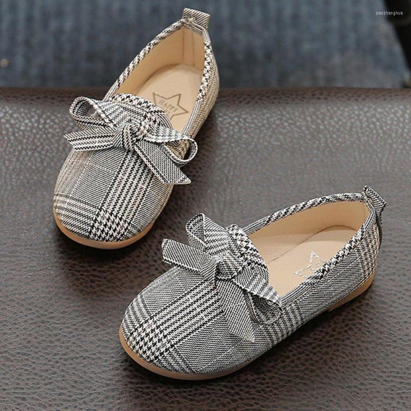 

Athletic Shoes OUTAD Kids For Girls Spring Autumn Bow Tie Breathable Casual Anti-slip Kid Sport Children Sneakers, Black