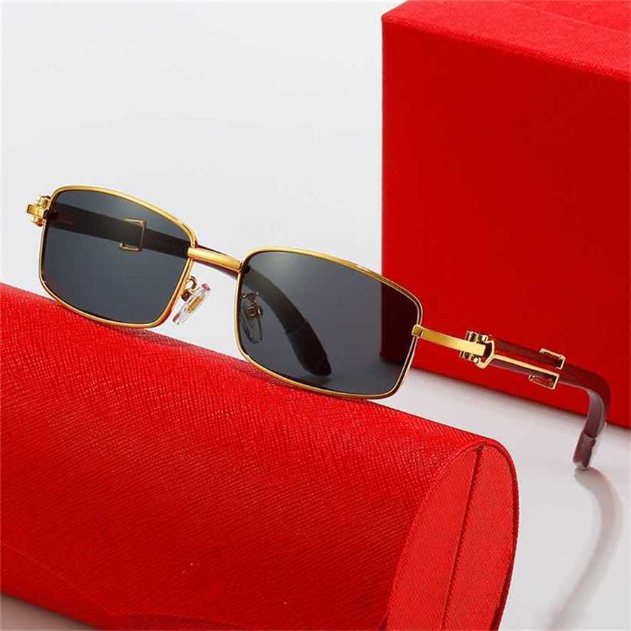 

Sunglasses 2023 new fashion sports work-type wooden leg men's and women's trend versatile sunglasses flat glasses