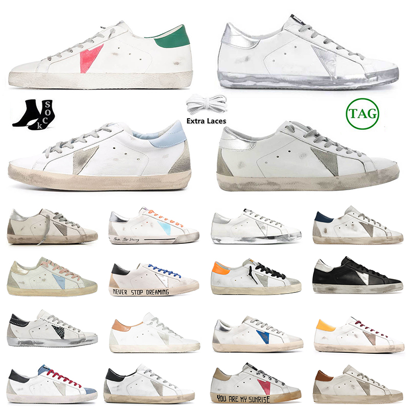

Designer Italy Brand Women Casual Shoes Superstar GG Sneakers Sequin Classic White Do-old Dirty Super star shoe Platform trainers Man luxury Fashion Super Star Shoe, It32 white silver sparkle