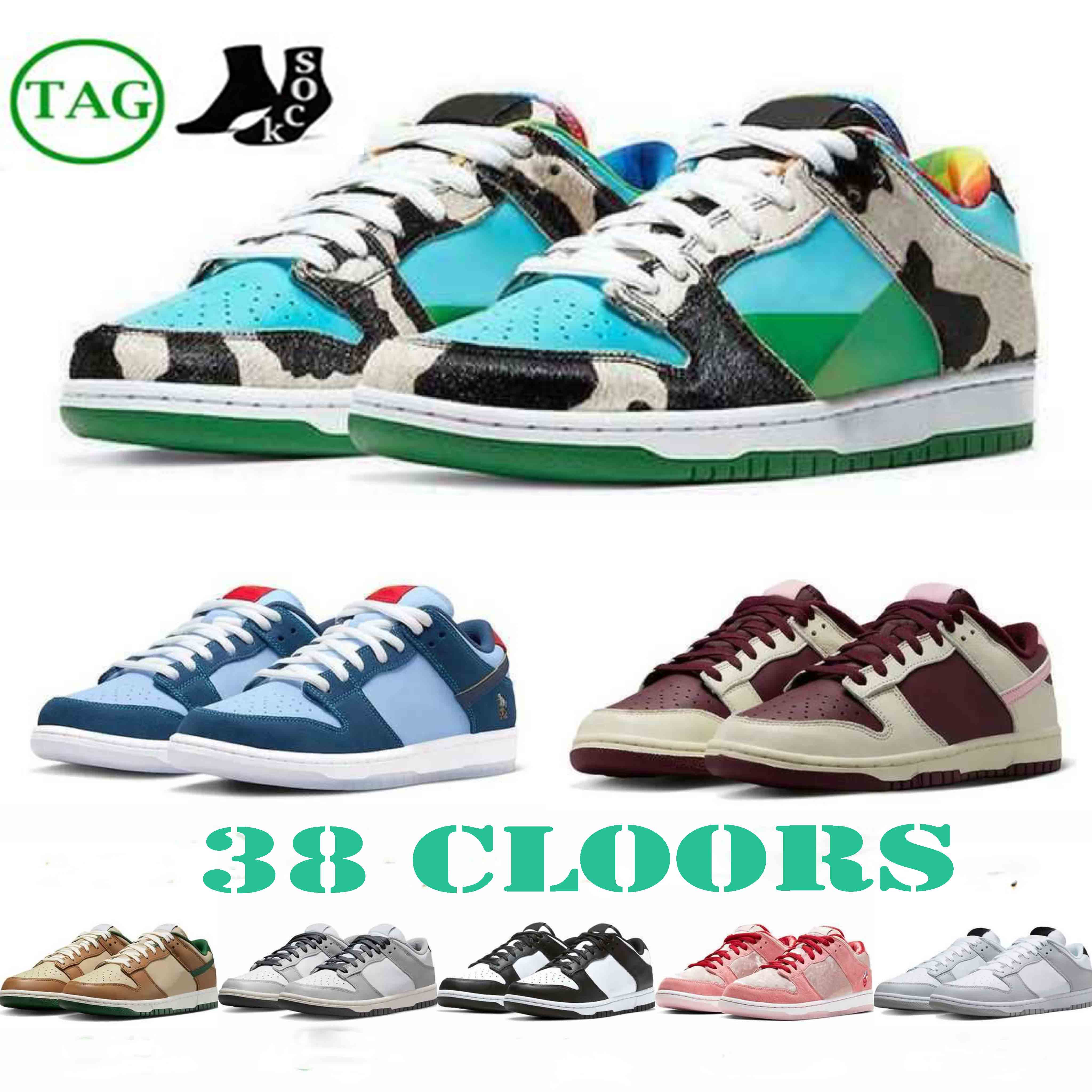 

Luxury Designer Casual Shoes Top Quality Trainer Panda Scarpe Women Men Dunks Trainers Fashion Sneakers Breathable Mesh Triple Pink Womens Rose Whisper Candy, 26